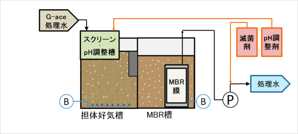 グリストラップ高度処理装置 G-ace+