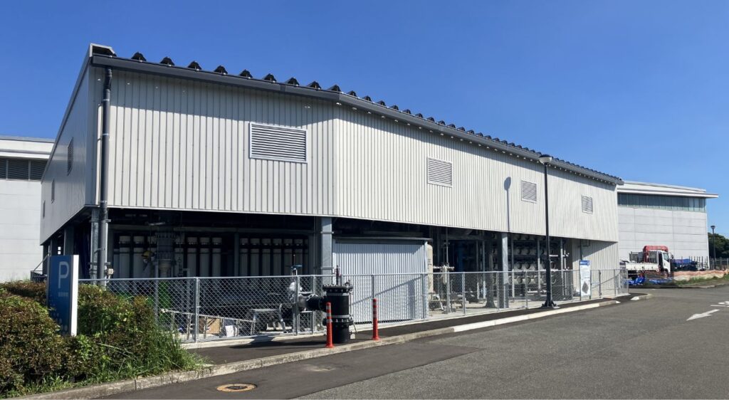 浸透圧発電施設